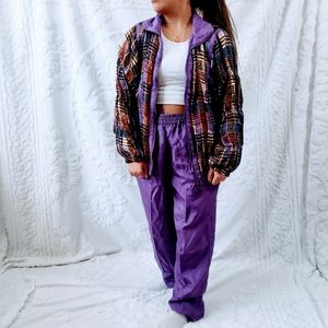 VINTAGE 100% SILK TRACK SUIT